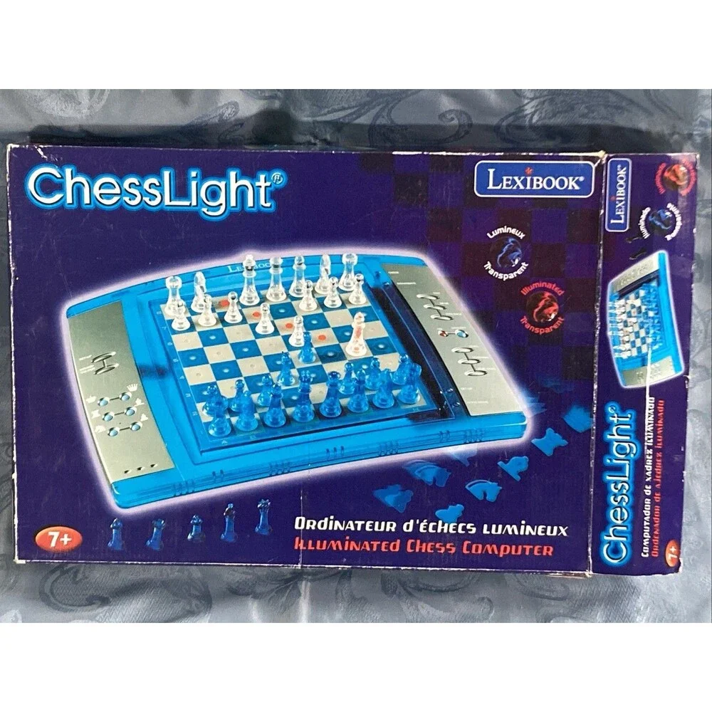 ChessLight Electronic Computer Chess Game Illuminated Board  LCG 3000 (Lexibook)